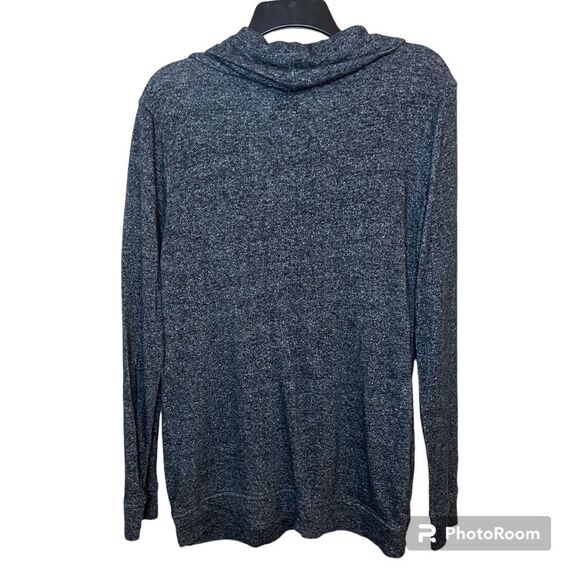 Andrea Jovine Gray Cowl Neck Sweater Size Large - Picture 2 of 6